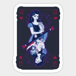 Alice card Sticker